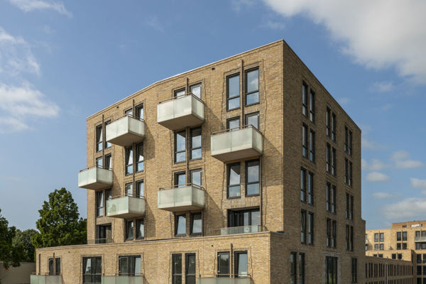 Art impressie van woongebouw Eclips